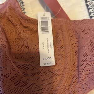 Soma Lace Bra in Clay Rose